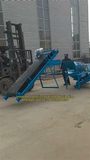 Install the brick-making machine #blockmachine #factoryproducts #manufacturing #brickmakingmachine
