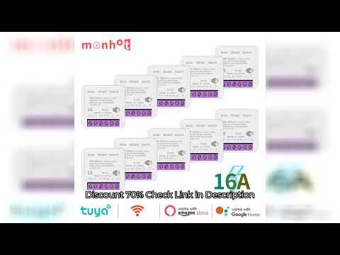 Tuya Mini Wifi Smart Switch Module Support 2 Way Control Smart Home DIY Switches Smart Life APP Alex