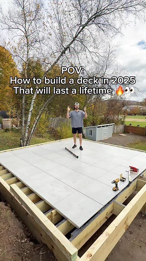 We are loving our new deck 💪🇺🇸 Building out our outdoor space with @mbricotile has been a total game-changer. Fire-resistant, water absorption at just 0.05%, over 4,500 lbf strength, 330 psf wind-uplift rating, freeze-thaw proof, and totally resistant to mold, mildew, rot, fading, and scratches. Plus zero maintenance, no grout or mortar, slip-resistant surface, 40 colors, and it all comes backed with a lifetime warranty. Clicks in clean, looks insane, and honestly… this is a deck done right. 