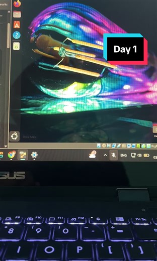 Simple python program in linux #python #linux #virtualbox #fyp #learningprogramming