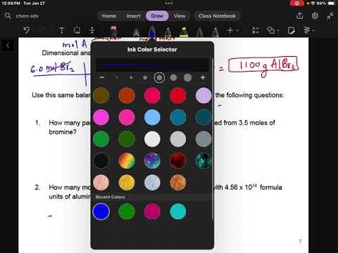 Topic 2.2 Mole to Mass/Particles Conversions