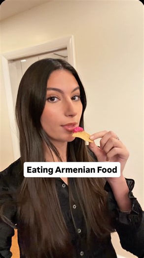 NYC Foodie Nina Berezin on Instagram: "Trying Armenian Food! 🥘 For one of our recent family parties we ordered Armenian food and it was soooo delicious! So many great appetizers, dips and meats. #armenian #armenianfood #mukbang #eatwithme #kardashian"
