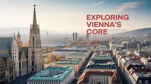 Vienna aerial views (4K) | Architecture, boulevards & urban flow