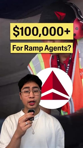 Could you make over $100,000 per year as a Ramp Agent? #rampagent #ramplife #salary #airportramplife