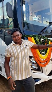 Diwali Celebration With Shree Nila Madhaba Travels 2025 #dhananjaypatra #driver #travelblogger #sreenilamadhabatravels #bhubaneswartokolkata #luxurybus #trendingreels | Dhananjay Patra