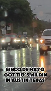 Cinco de Mayo got these tios acting up in the rain 😭🇲🇽🌧 Follow @atxundergroundofficial on Instagram ⬅️ #austin #austintx #cincodemayo | ChannelCinco TV