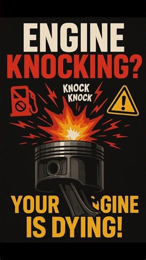 Engine knocking and its causes explained!💥🔥🌝 #shorts #cars