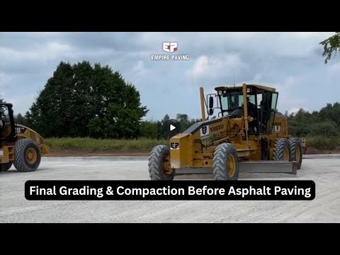 Final Grading & Compaction Before Asphalt Paving | Empire Paving GTA