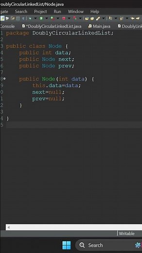 Node.java || Node Class Explained – Doubly Circular Linked List