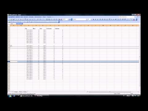 How to drag or move rows with Excel