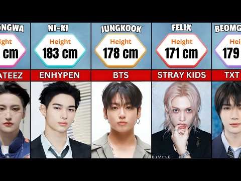 K-Pop Idol Height (Male) | Updated Comparison 2026