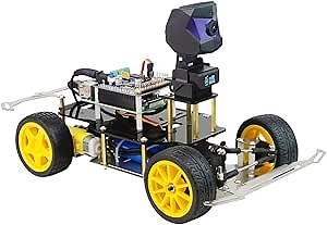 Donkey Car Starter Kit Open Source DIY Self Driving Platform for Raspberry Pi Small Scale Cars (with Raspberry Pi 4B 4GB)