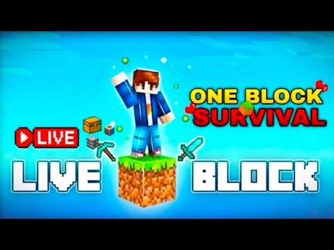 Minecraft One Block LIVE 🔥 Progressing My World | Crazy Survival!