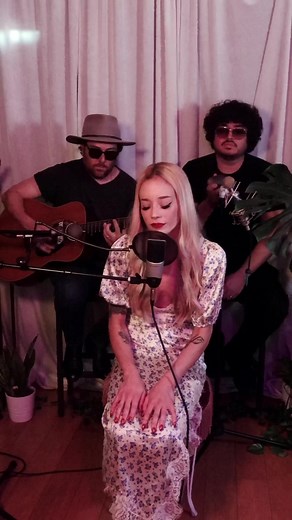 Our new single desire comes out this Friday, august 4th! Pre-save in bio. ❤️ Here’s a little acoustic version till then! 💋 #cannons #desire #livemusic