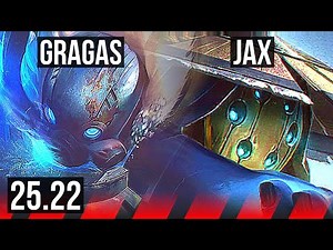 GRAGAS vs JAX (TOP) | 5/0/9 | KR Master | 25.22