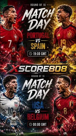 🔥 MATCH DAY | ROUND OF 16 🔥 🇵🇹 Portugal 🆚 Spain