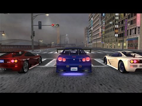 MIDNIGHT CLUB 3 GAMEPLAY FULL HD 1080p [PCSX2 1.7.0] NISSAN SKYLINE X MCLAREN F1 LM