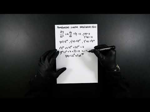 Homogeneous Linear Differential Equation with Solutions