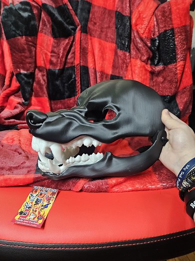 Snarling Realistic Canine Werewolf Fursuit Head Base Monster Demon Hellhound Toothy With Moving Jaw (model by Candy_satan) Warwick - Etsy