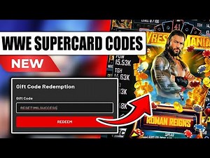 WWE SUPERCARD CODES 2026 SEASON 12 🎁 WWE SUPERCARD GIFT CODE - WWE SUPERCARD QR CODES