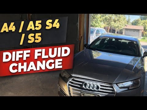 How to change differential fluid on B9 Audi A4/A5/S4/S5. Quick tutorial.