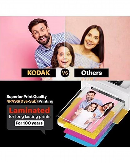 Kodak Dock Plus 4x6” Portable Instant Photo Printer,