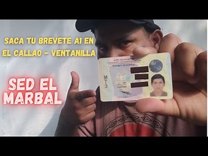 Como sacar tu Licencia de conducir A1 en el Marbal del callao – Ventanilla 2023