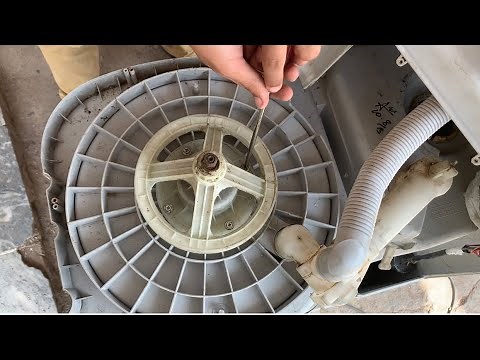 How to replace washing machine gearbox at home || change haier washing machine gearbox