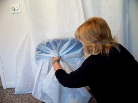 NO SEW Wedding chair covers. Make & Sell $$$$ home biz. Downloadable printable pattern