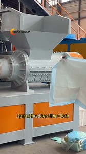 Industrial Spiral Shredder for Textile Waste – Fiber Cloth Shredding Demo #screwshredder #textilerecycling #fabricshredder #industrialshredder #wastefabricrecycling #nonwovenfabricshreddingmachine #textileshredder #industrialshredding #fiberrecycling #textileprocessingmachinery #heavydutyshredder | Henan Suny Machinery Equipment Co., Ltd.