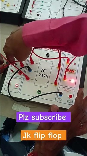 jk flip flop practical