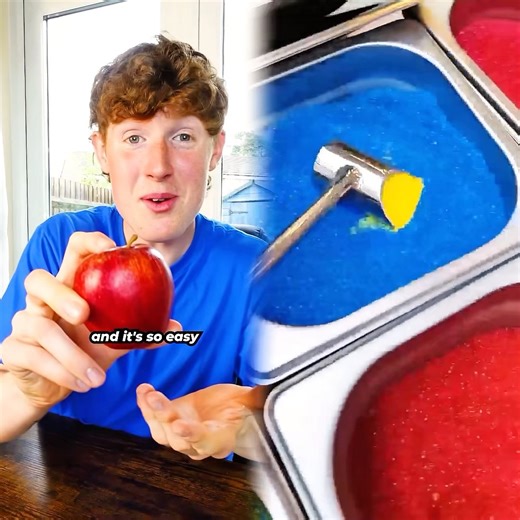How To Split An Apple In Half With Your Hands