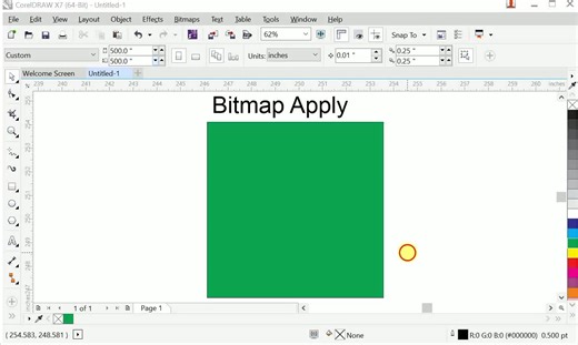 Applying Bitmap Effects in CorelDRAW