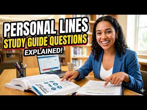Personal Lines Study Guide Questions Explained