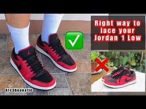 HOW TO LACE YOUR JORDAN 1 LOW | TAGALOG | VLOG#16