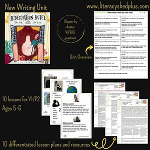 A new writing unit based on 'Hibernation Hotel' by John Kelly for Y1/P2 (age 5-6) - Unit overview - 10 detailed lesson plans - Printable resources https://www.literacyshedplus.com/en-gb/resource/hibernation-hotel-by-john-kelly- | The Literacy Shed