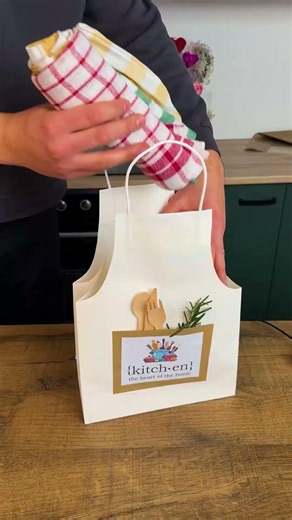 DIY Küchen Geschenkbeutel #kueche #geschenk #diydeko