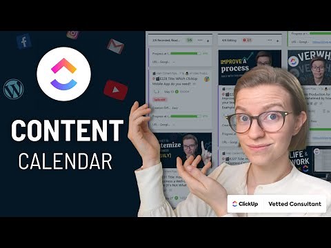 How I Use ClickUp as a Content Calendar for YouTube Planning & Production (ClickUp Tour)