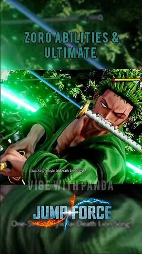 Jump Force - Zoro Moveset! 🔥 Ultimate & Combos Showcase