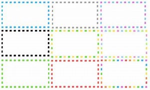 Stripes Border Backgrounds for Google Slides