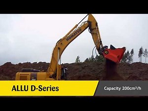 ALLU Transformer Screener Crusher - Screening Peat