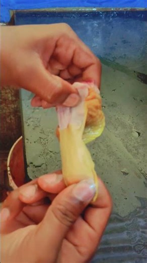 Easy Chicken Gizzard Cleaning | Quick & Simple Guide 🔪🍗 #shorts