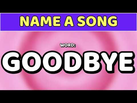 SONG ASSOCIATION WORDS GAME ‼️ #16 🎵 Name a Song With This Word in the Lyrics!