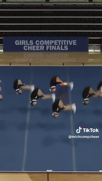 Allen Park Michigan Cheer State Finals Stunts and Tumbling