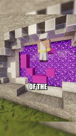 Giant Watching Eye Nether Portal in Minecraft #minecraft #minecrafttutorial #minecraftbuilding