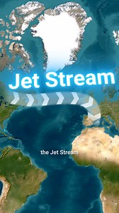 Why Planes Follow This Invisible Path Across the Atlantic ✈️ Jet Stream Highway 🌍 #jetstream #skyhighways #planes #atlantic #maps | Geoglobetales