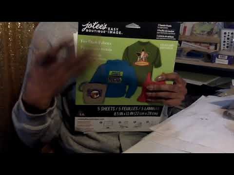 How To Put Any Image (Picture) On A Shirt Using Dark Fabric Transfer Paper