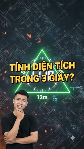 Toán IQ THPT: tính diện tích tam giác theo công thức Heron hay công thức khác!