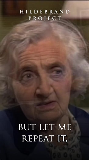 Remembering Alice von Hildebrand on the 4th anniversary of her passing (January 14, 2022). A luminous witness to true femininity, she taught that authentic womanhood is revealed through self-giving love, the sanctity of marriage, and the quiet heroism of daily fidelity. Her wisdom continues to call hearts back to what endures. In this reflection, she speaks of marriage as a communion ordered toward eternity, one that, though marked by human weakness and daily struggle, is meant to deepen through