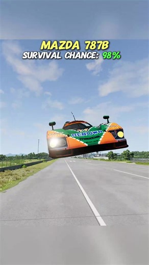 0-500MPH Acceleration Test with Mazda 787b in BeamNG